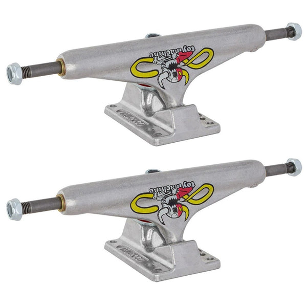 Independent X Toy Machine Silver Standard Set Of 2 Skateboard Trucks (149)
