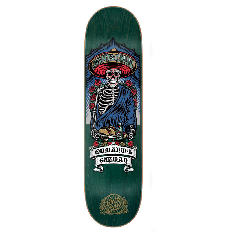 Santa Cruz Guzman Dine With Me 8.27in x 31.83in Deck