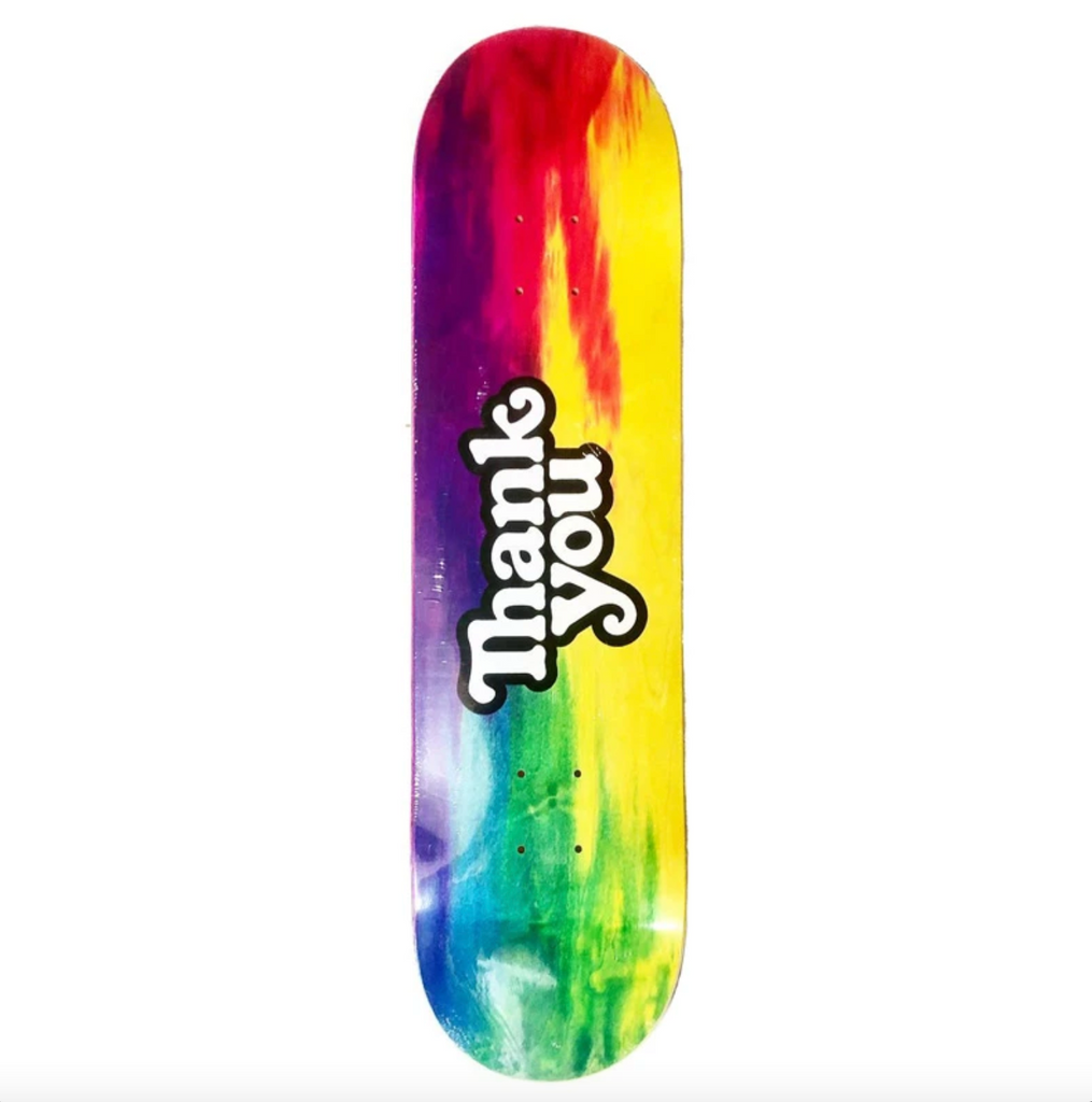 THANK YOU DECK LOGO TIEDYE 8.0