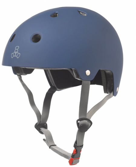 Triple 8 SS Helmet Bright Blue w Blue Liner