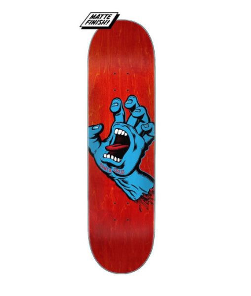 SANTA CRUZ - SCREAMING HAND RED - 8.0” x 31.6”