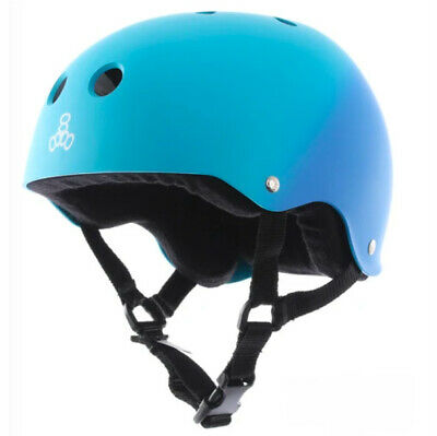 Triple 8 SS Helmet Bright Blue w Blue Liner