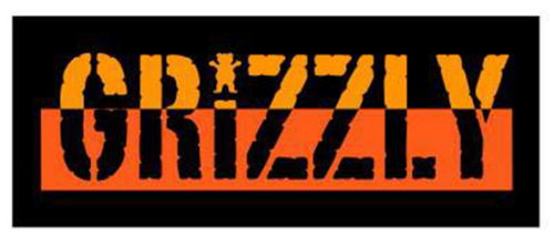 GRIZZLY ORANGE HAZARD - Sticker