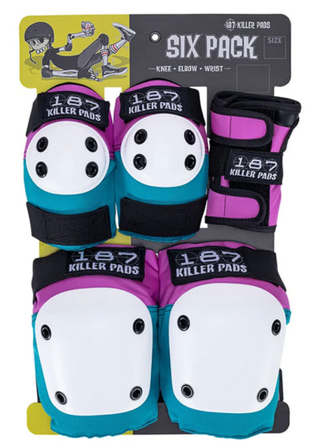 187 COMBO PACK BLUE/BLACK - KNEE AND ELBOW PADS
