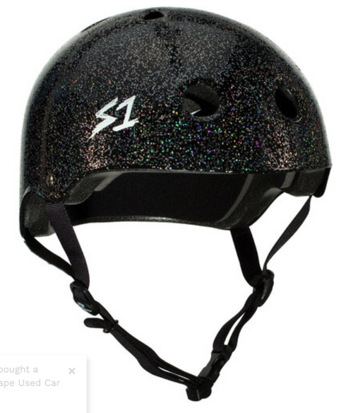 S1 Lifer Helmet - BLACK GLOSS GLITTER
