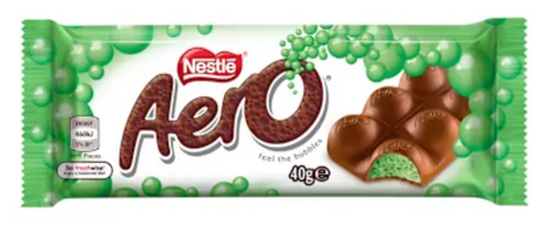 Nestle Aero Chocolate Peppermint 40g