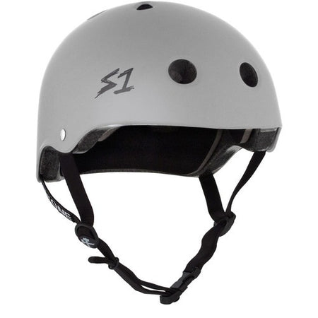 S1 Lifer Helmet Matte Black with Pink Straps