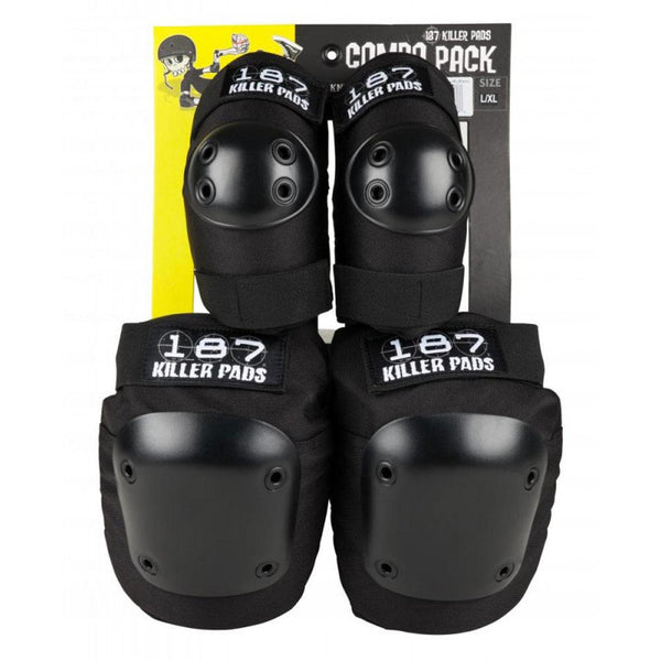 187 COMBO PACK BLACK - KNEE AND ELBOW PADS