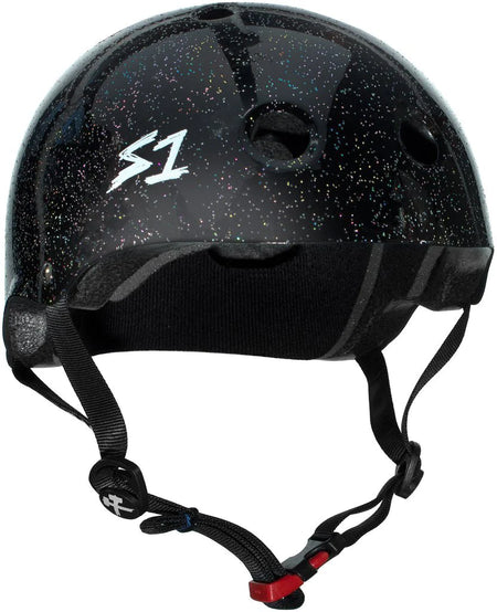 S1 S-One Lifer Certified Helmet Green Strap Black Matte