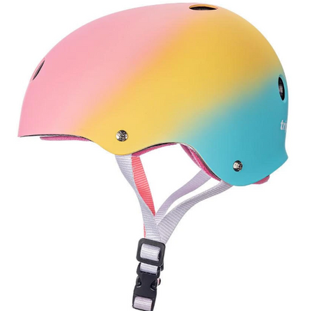 Triple 8 Lil 8 Youth Neon Pink Matte Helmet