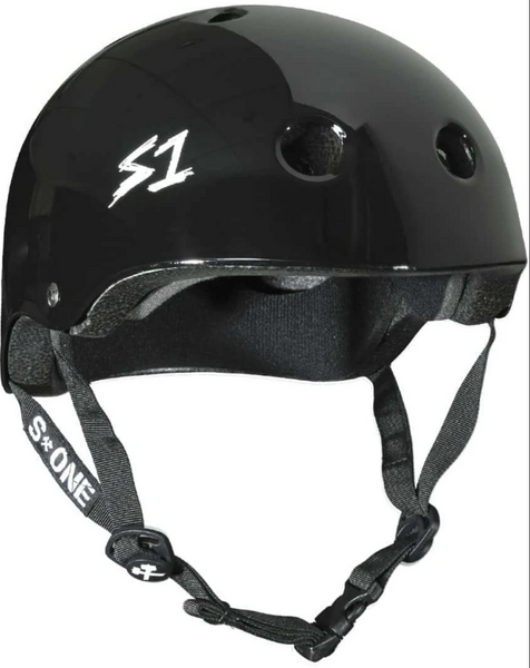 S1 One Lifer Helmet Black Gloss
