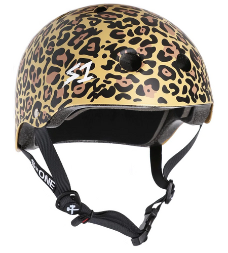 S1 Lifer Helmet Matte Black with Pink Straps