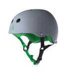 Triple 8 SS Helmet Carbon Rubber Grey/Green